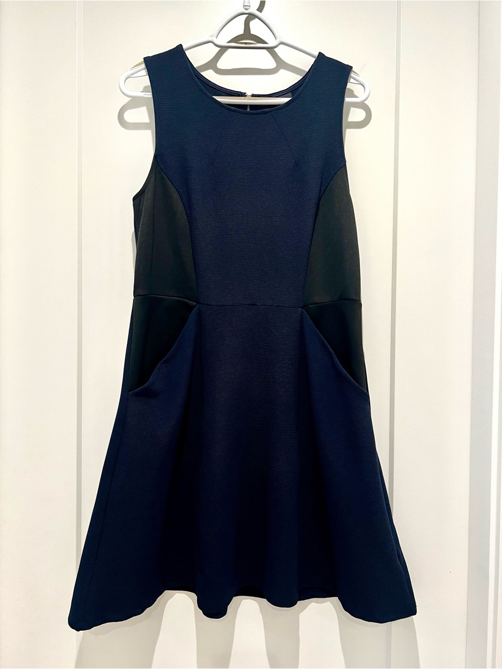 Mossimo - Navy and Black Fit-and-Flare Dress